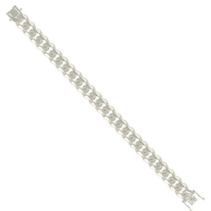 925 Silver Solid Miami Cuban Chain 12.8mm
