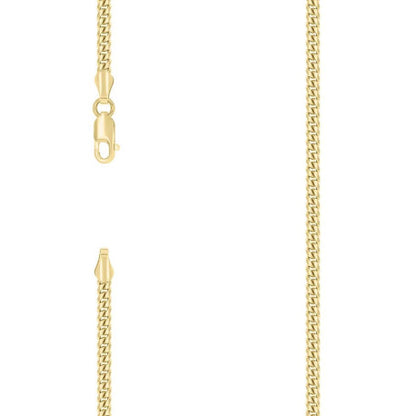 925 Silver Solid Miami Cuban Chain 2.6mm
