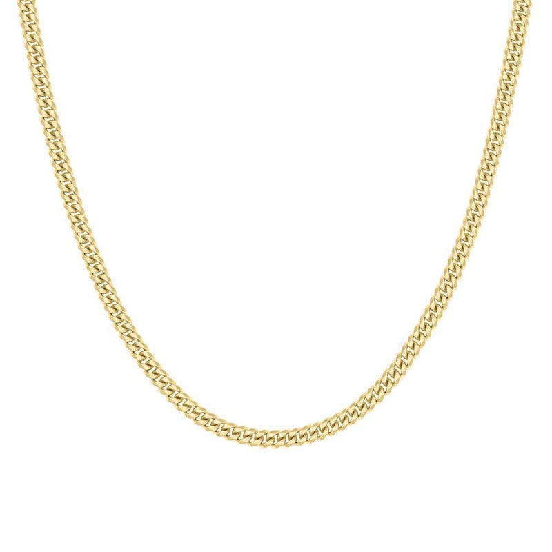 925 Silver Solid Miami Cuban Chain 2.6mm