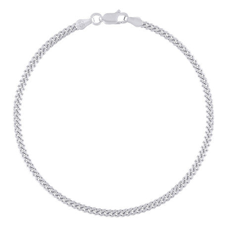 925 Silver Solid Miami Cuban Chain 2.6mm