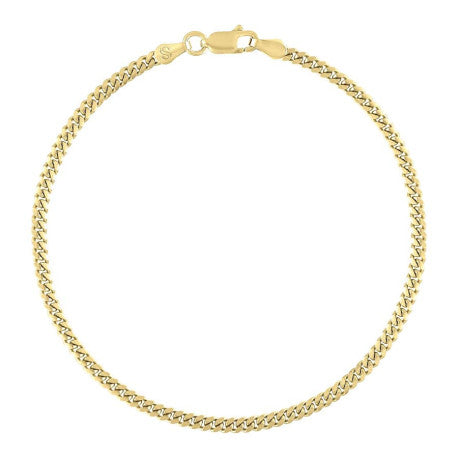 925 Silver Solid Miami Cuban Chain 2.6mm