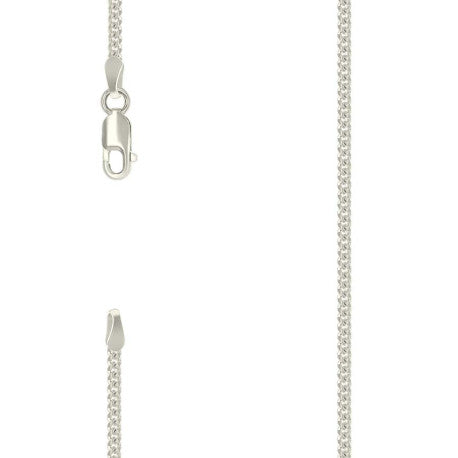 925 Silver Solid Miami Cuban Chain 2mm