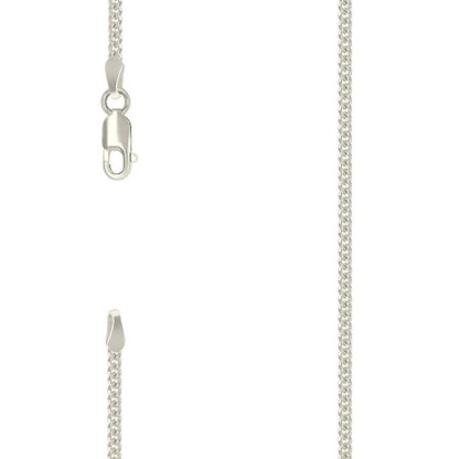 925 Silver Solid Miami Cuban Chain 2mm