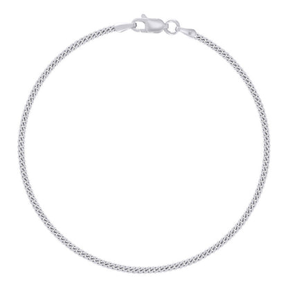 925 Silver Solid Miami Cuban Chain 2mm