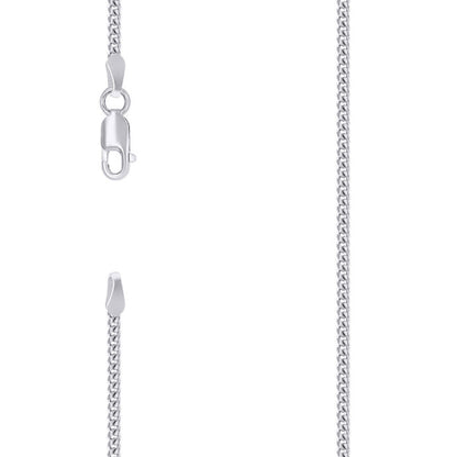 925 Silver Solid Miami Cuban Chain 2mm