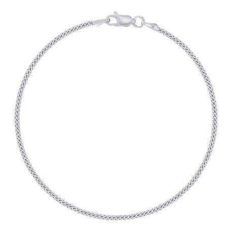 925 Silver Solid Miami Cuban Chain 2mm