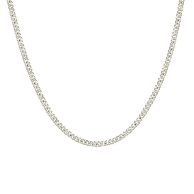 925 Silver Solid Miami Cuban Chain 2mm