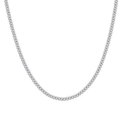925 Silver Solid Miami Cuban Chain 2mm