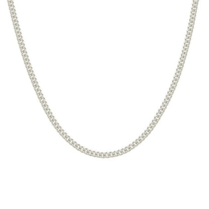 925 Silver Solid Miami Cuban Chain 2mm