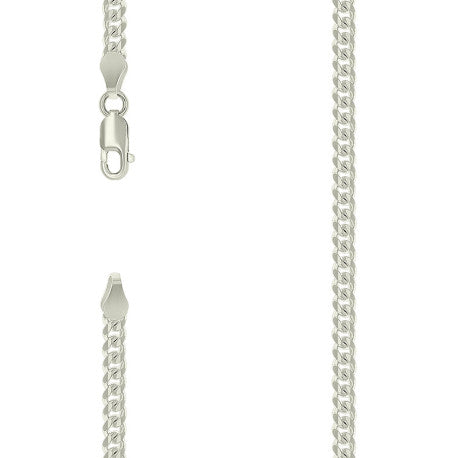 925 Silver Solid Miami Cuban Chain 3.5mm
