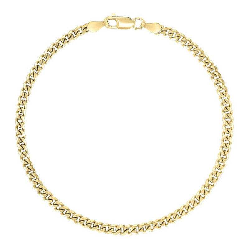 925 Silver Solid Miami Cuban Chain 3.5mm