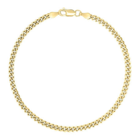 925 Silver Solid Miami Cuban Chain 3.5mm