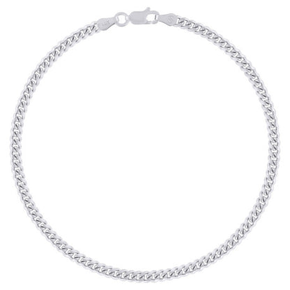 925 Silver Solid Miami Cuban Chain 3.5mm
