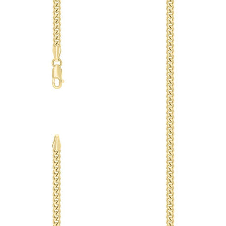 925 Silver Solid Miami Cuban Chain 3.5mm