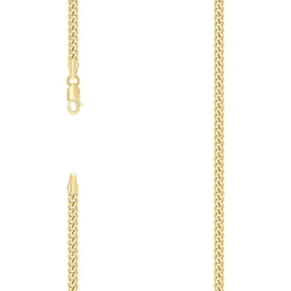 925 Silver Solid Miami Cuban Chain 3.5mm