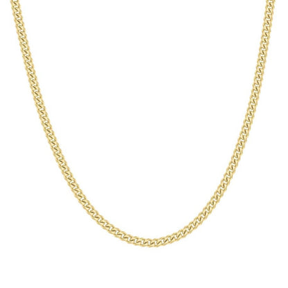 925 Silver Solid Miami Cuban Chain 3.5mm