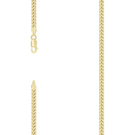 925 Silver Solid Miami Cuban Chain 4.1mm