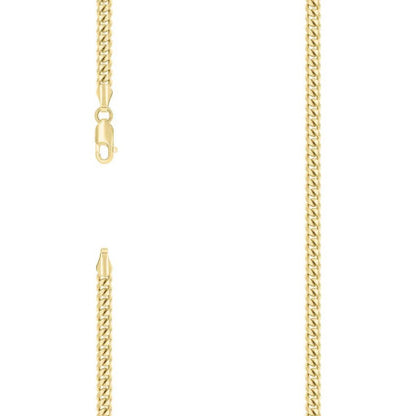 925 Silver Solid Miami Cuban Chain 4.1mm