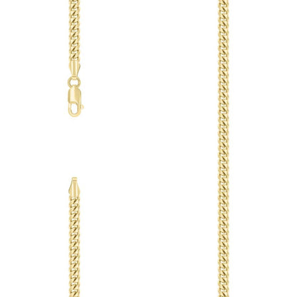 925 Silver Solid Miami Cuban Chain 4.1mm