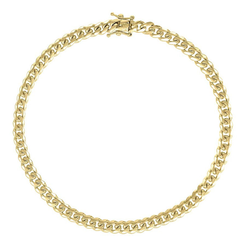 925 Silver Solid Miami Cuban Chain 4.1mm