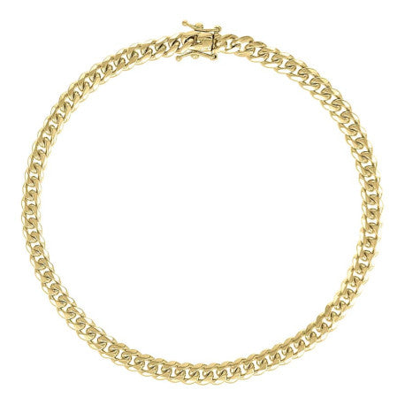 925 Silver Solid Miami Cuban Chain 4.1mm
