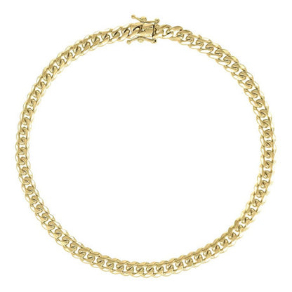 925 Silver Solid Miami Cuban Chain 4.1mm