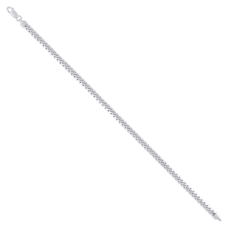 925 Silver Solid Miami Cuban Chain 4.1mm
