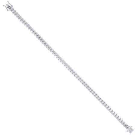 925 Silver Solid Miami Cuban Chain 4.9mm