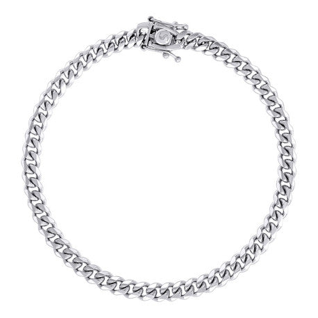 925 Silver Solid Miami Cuban Chain 4.9mm