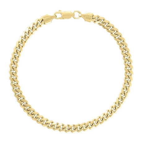 925 Silver Solid Miami Cuban Chain 4.9mm