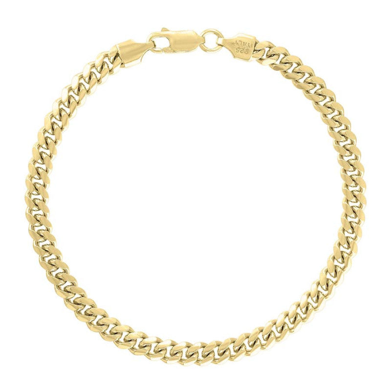 925 Silver Solid Miami Cuban Chain 4.9mm
