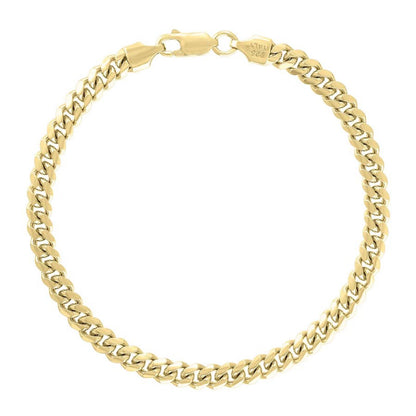 925 Silver Solid Miami Cuban Chain 4.9mm