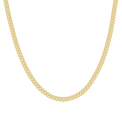 925 Silver Solid Miami Cuban Chain 4.9mm