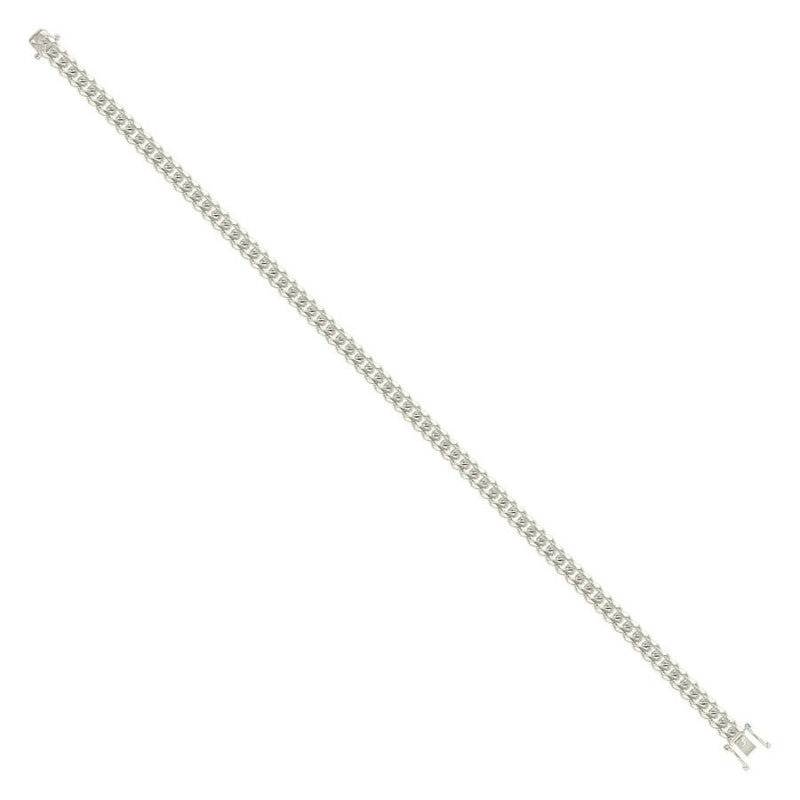 925 Silver Solid Miami Cuban Chain 4mm