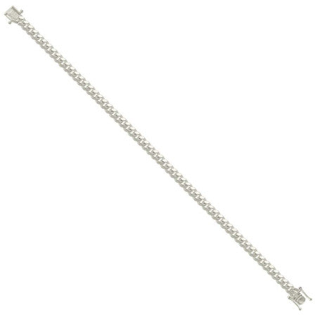 925 Silver Solid Miami Cuban Chain 5mm