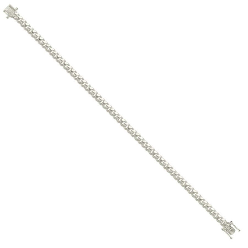 925 Silver Solid Miami Cuban Chain 5mm