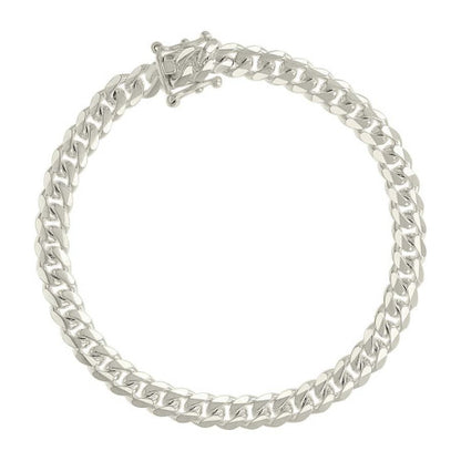 925 Silver Solid Miami Cuban Chain 6.3mm