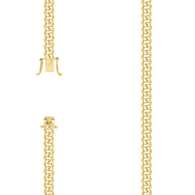 925 Silver Solid Miami Cuban Chain 6.3mm