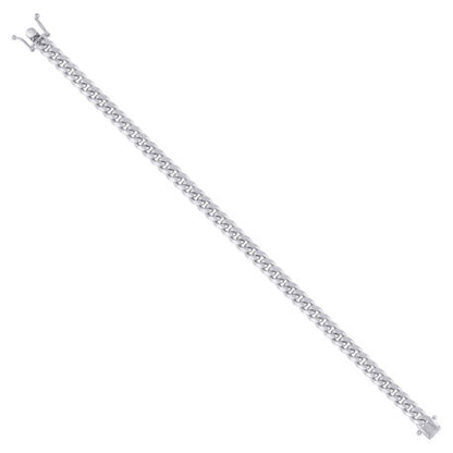925 Silver Solid Miami Cuban Chain 6.3mm