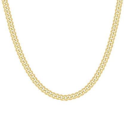 925 Silver Solid Miami Cuban Chain 6.3mm