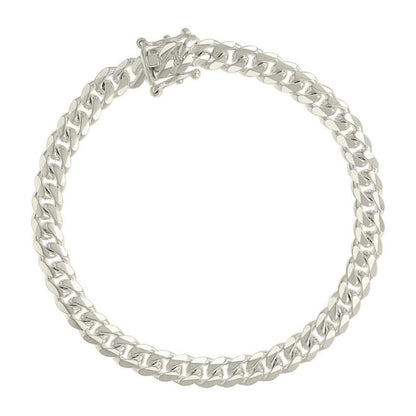925 Silver Solid Miami Cuban Chain 6.3mm