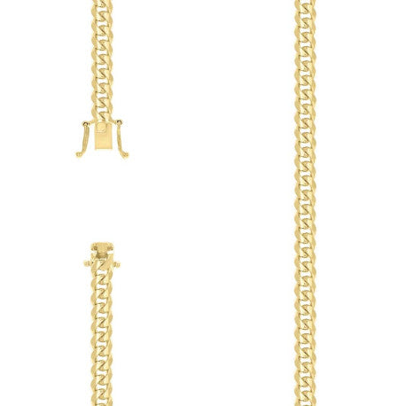 925 Silver Solid Miami Cuban Chain 6.3mm