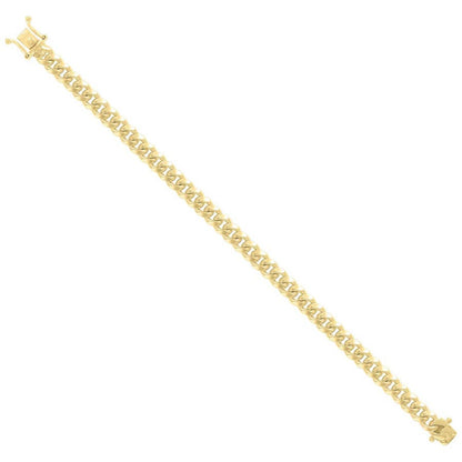 925 Silver Solid Miami Cuban Chain 7mm