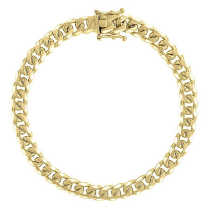 925 Silver Solid Miami Cuban Chain 7mm