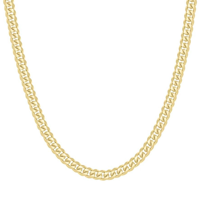 925 Silver Solid Miami Cuban Chain 7mm