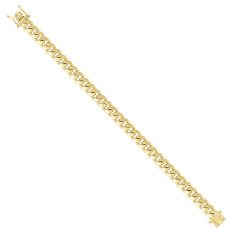 925 Silver Solid Miami Cuban Chain 8.4mm