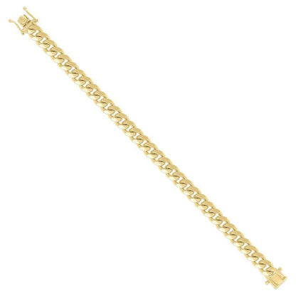 925 Silver Solid Miami Cuban Chain 8.4mm