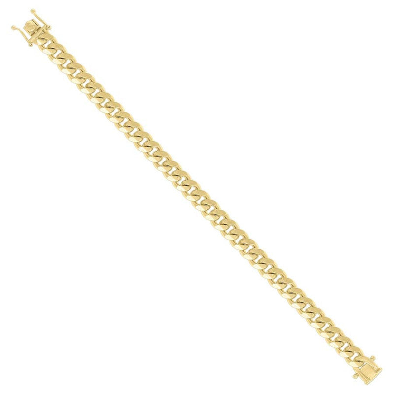 925 Silver Solid Miami Cuban Chain 8.4mm