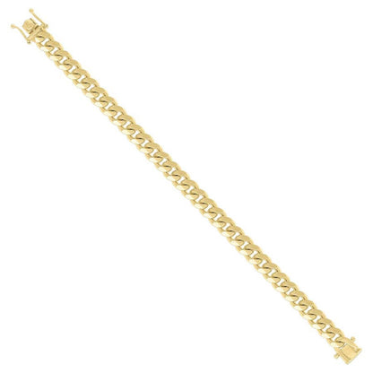 925 Silver Solid Miami Cuban Chain 8.4mm