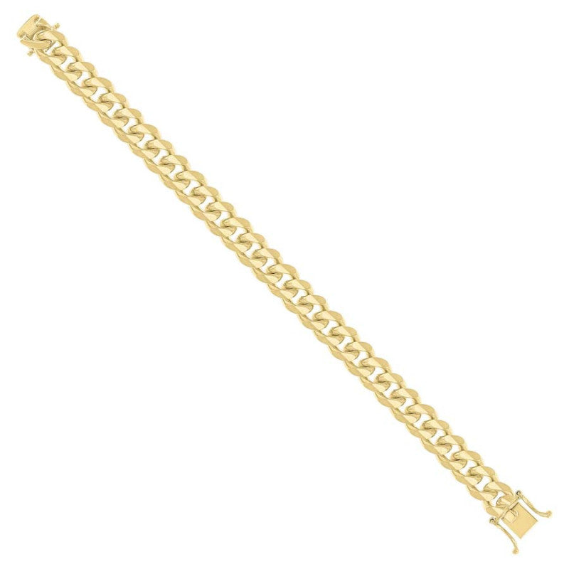 925 Silver Solid Miami Cuban Chain 9.8mm